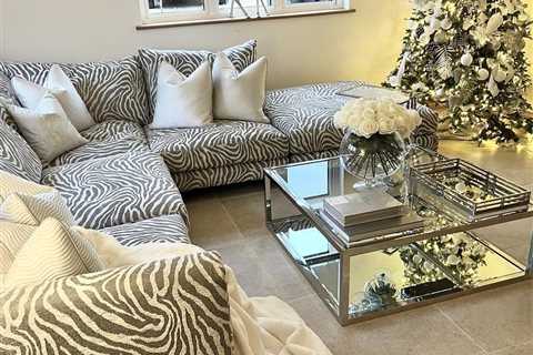 Inside Gemma Collins’ stunning new zebra-print lounge and winter wonderland garden after huge..