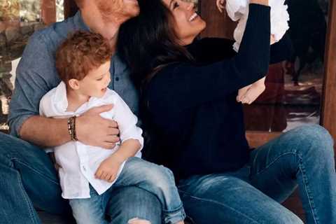 Meghan Markle and Prince Harry reveal first glimpse of Lilibet with Archie as they release sweet..