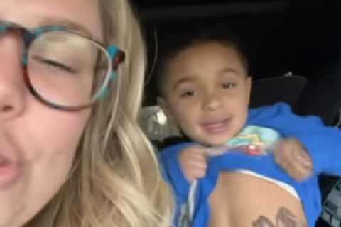 Teen Mom Kailyn Lowry shows off 4-year-old son Lux’s face & body ‘tattoos’ after he spent time..