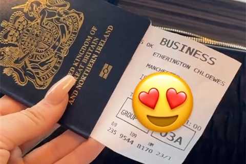 Chloe Ferry fans spot her real name as she posted her boarding pass before jetting to Turkey with..