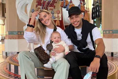 Alex Oxlade-Chamberlain shares snap of him and Perrie Edwards with baby son Axel as fans all say..