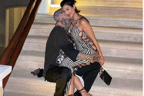 Kourtney Kardashian sparks more rumors she’s already secretly married to Travis Barker as she posts ..