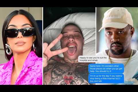 How Kim Kardashian Reacted to Pete Davidson Firing Back at Kanye West (Source)