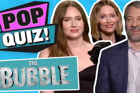 Karen Gillan & the Cast of ‘The Bubble’ Stayed Very Productive During The Pandemic | PEOPLE Pop Quiz