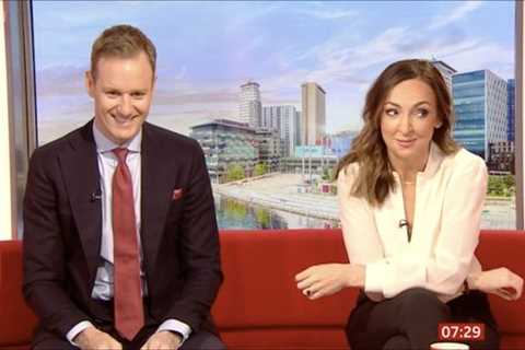 BBC Breakfast’s Sally Nugent leaves Dan Walker red-faced as she swipes at him leaving show live on..