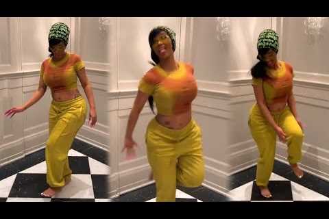 Cardi B TROLLS HERSELF With ‘Shake It’ TikTok Dance