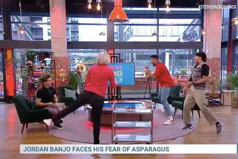 Shock moment Jordan Banjo screams and runs off live TV as he’s forced to face his ‘weird fear’