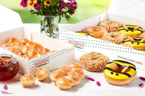 Krispy Kreme launches the first-ever honey donuts