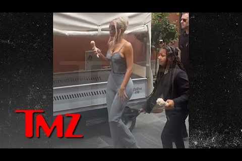 Kim Kardashian Hits the Streets in Italy for Gelato Ahead of Kourtney’s Wedding | TMZ