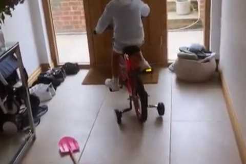 Proud step-mum Gemma Collins reveals she’s teaching Rami Hawash’s son to ride a bike
