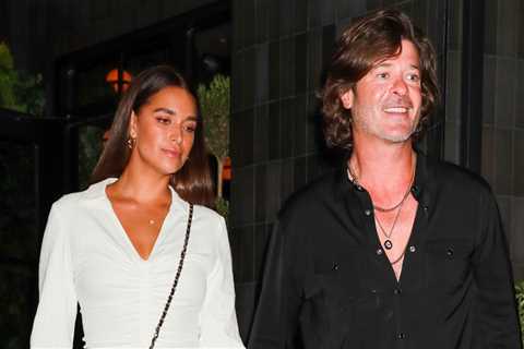 Robin Thicke & fiancee April Love Geary hold hands on date night at WeHo