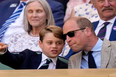 Prince George reveals who he was supporting in the Wimbledon final as he watches with Kate..
