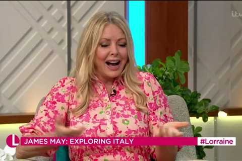 Carol Vorderman cheekily brands James May ‘hot’ as Lorraine host gushes over his ‘six pack’