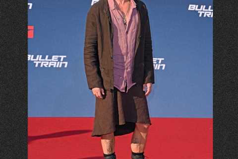 Brad Pitt on Wearing Skirt to Premiere: 'We're All Going to Die'
