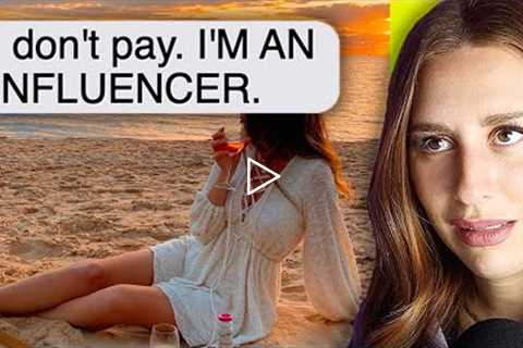 Entitled Influencers That Think EXPOSURE Pays The Bills - REACTION