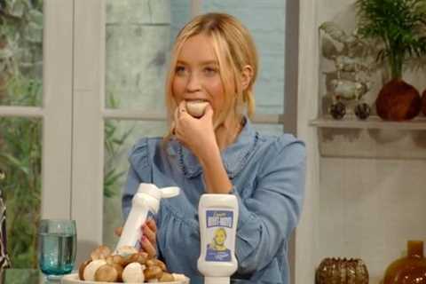 Love Island’s Laura Whitmore shocks Saturday Kitchen viewers as she chomps on ‘horror’ food combo