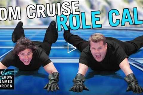 Tom Cruise Acts Out His Film Career w/ James Corden