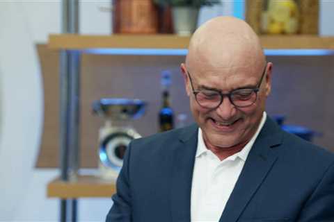 Gregg Wallace and Cliff Parisi break down in tears over bakewell tart on Celebrity MasterChef