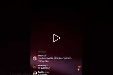 Nicki Minaj short Instagram live 09/26/22. speacks YouTube restriction on Likkle Miss video