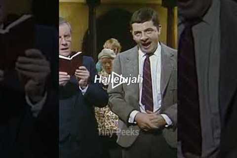 Mr. Bean singing at the church 😂 #shorts #mrbean #rowanatkinson #mybloopers