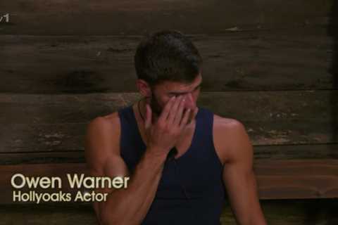 I’m A Celebrity star Owen Warner breaks down in tears after emotional letter about dead relatives