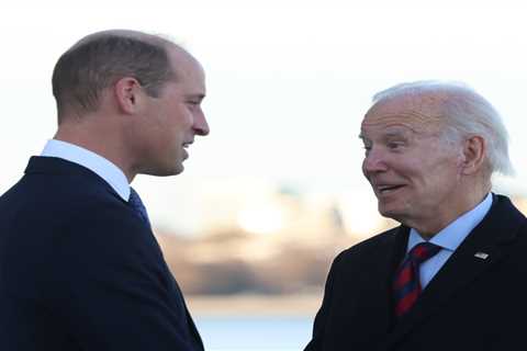 President Joe Biden asks Prince William ‘where’s your top coat’ during historic meeting on royal’s..