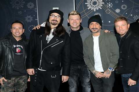 Backstreet Boys’ Nick Carter supported by bandmates in first pics since rape allegations as TV..