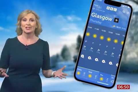 BBC Breakfast’s Carol Kirkwood swipes at Jon Kay mid weather report – leaving Sally Nugent in..