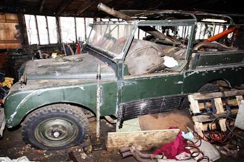 Broken down Land Rover discovered in garage – before its amazing history with the Queen is..