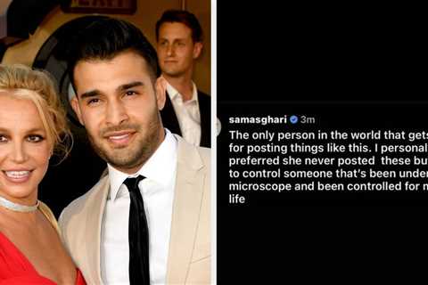 Britney Spears' Husband Sam Asghari Addressed Criticism Of Her Nude Photos On Instagram