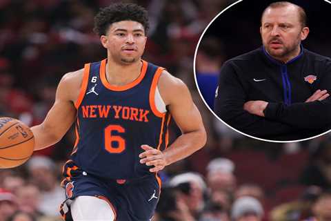 Knicks’ Quentin Grimes validating Tom Thibodeau’s gradual approach