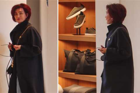 Sharon Osbourne Goes Shopping After Medical Scare