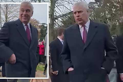 Disgraced Prince Andrew offers baffling tip to freezing crowd during Christmas walkabout at..