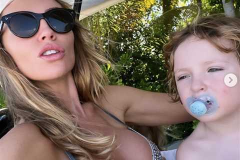 Abbey Clancy looks incredible in a bikini as she enjoys family holiday in the Maldives