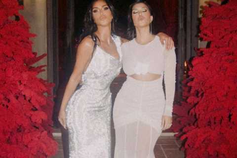 Kardashian fans spot ’embarrassing’ photoshop fail in Kourtney and Kim’s sexy new photo