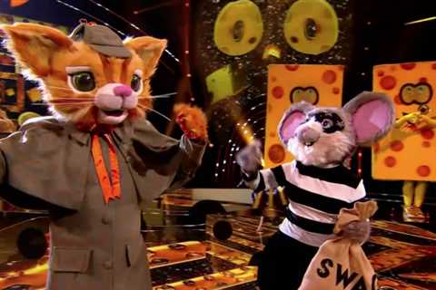 Masked Singer fans spot telltale sign Cat and Mouse is Spice Girls star and husband