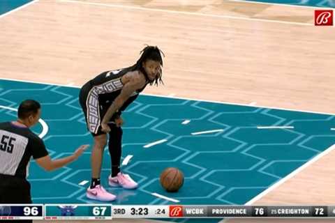 Ja Morant runs 27 seconds off clock on Hornets in extremely weird NBA play