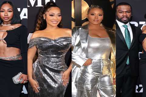 On the Scene at the BMF Season 2 Premiere: Lala Anthony in Vivienne Westwood, Yung Miami in..