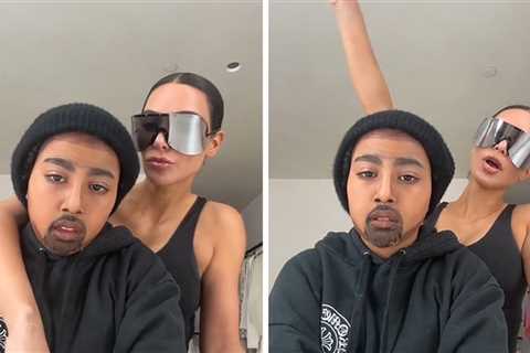 Kim Kardashian, North West's TikTok Tributes to Ye and Nemesis Taylor Swift