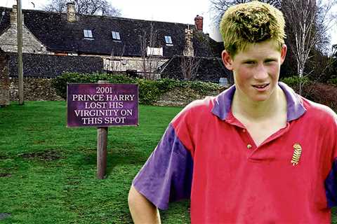 Grassy field where Prince Harry lost virginity to older woman revealed