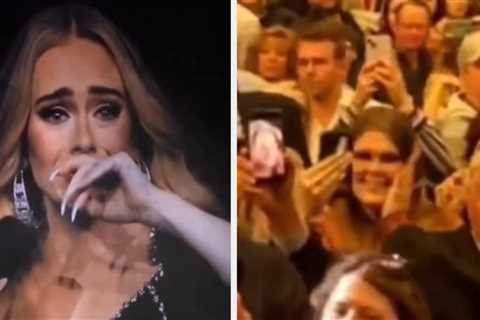 Adele Was Left Full-On Sobbing After A Man At Her Show Appeared To Hold Up A Photo Of His Late Wife ..