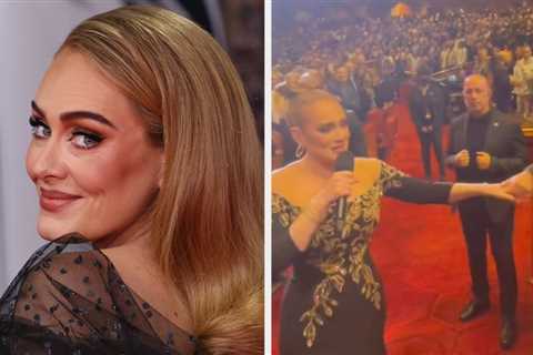 Adele Was Asked To Sign A Wedding Dress At A Concert, And Her Response Was Perfect