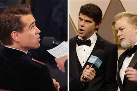 Colin Farrell Had The Best Response At The Oscars After “Saturday Night Live” Aired A Sketch That..