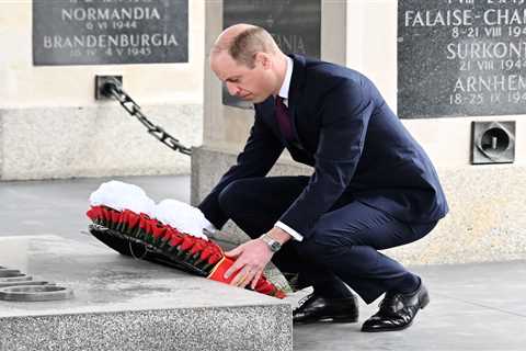 Prince William pays tribute at Tomb of Unknown Soldier as he visits Ukraine border in secret mission