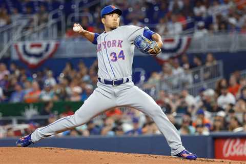Kodai Senga’s ghost pitch mystifies Marlins as Mets win in his MLB debut
