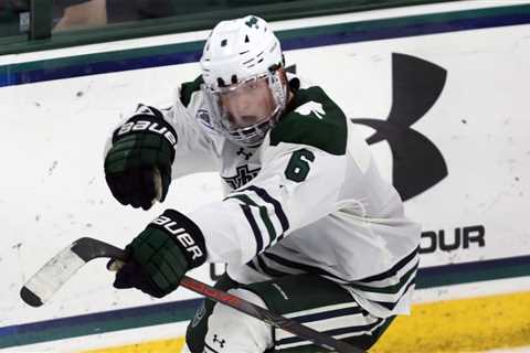 Carson Briere cut from Mercyhurst hockey team after pushing wheelchair down stairs