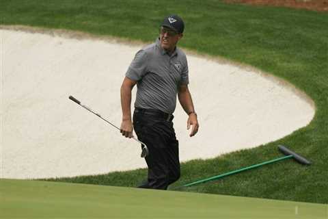 Phil Mickelson is keeping a very low profile at the Masters