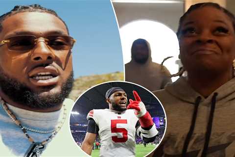 Giants’ Kayvon Thibodeaux surprises his mom with new house: ‘Can’t believe it’