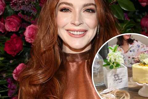 Pregnant Lindsay Lohan Celebrates Baby Shower With Friends and Family