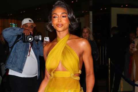 Lori Harvey is Living Her Life Like It’s Golden in a 2004 Georges Chakra Couture Gown with..